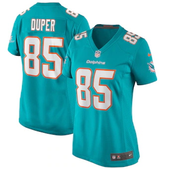 womens nike mark duper aqua miami dolphins game retired pla